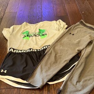 Under Armour Gray and Black Sportswear Combo